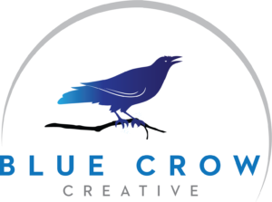 Blue Crow Logo Creative